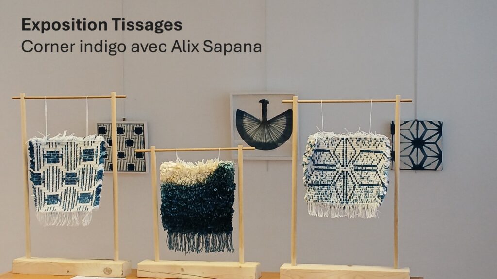 Oeuvres de shibori et de tissage
