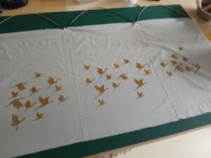 katanori sur tissu