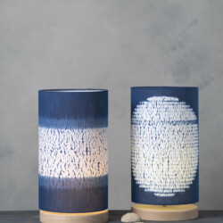 Luminaires en indigo naturel